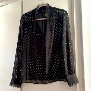 Ted Baker blouse sz. 4 fits designer XL.